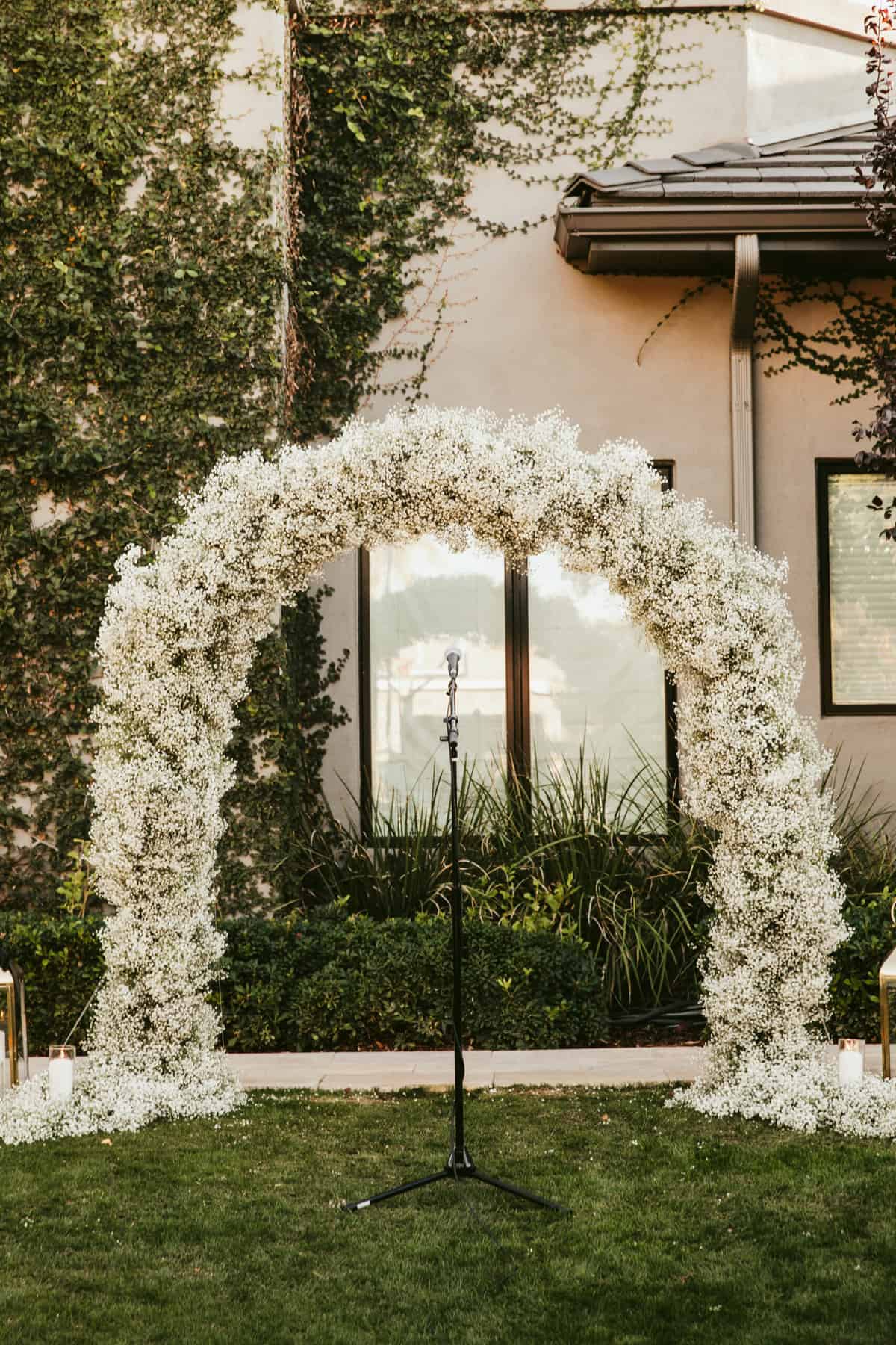 Baby's Breath Wedding Arch