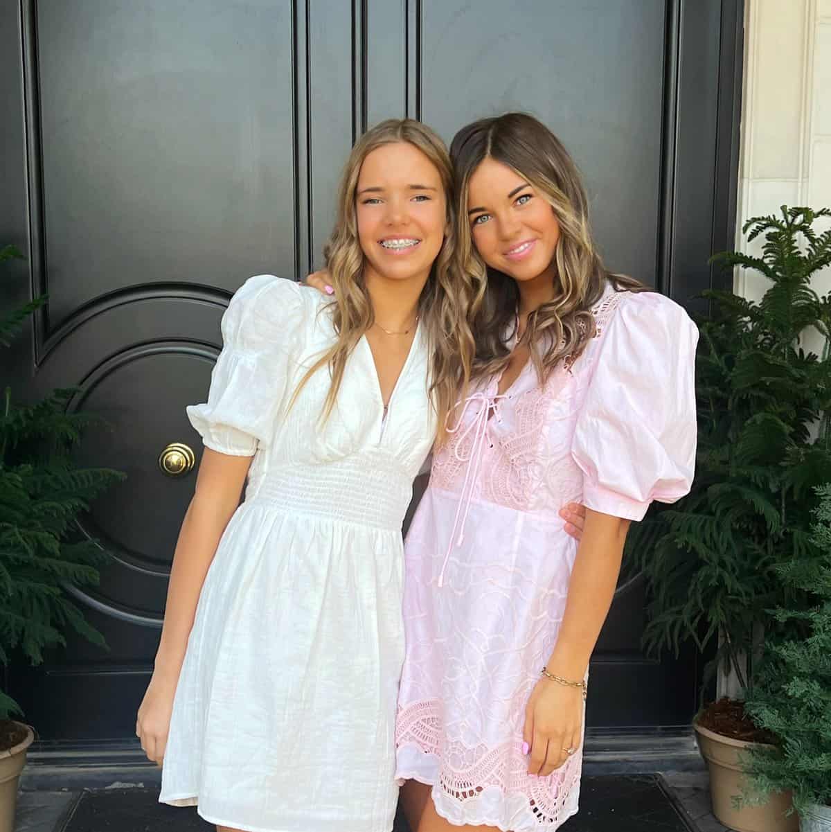 Sisters at Bridal Shower. Sierra Stadler Peterson and Sadie Stadler.