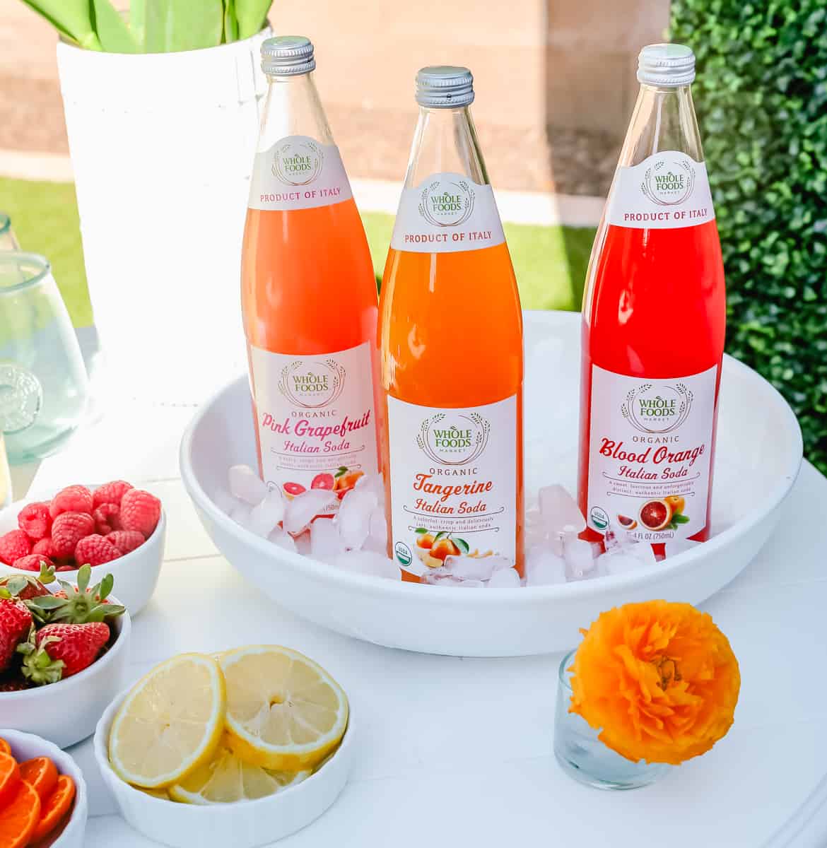 Italian Soda Drink Bar. How to create the Ultimate Spring Brunch or Spring Party with an assortment of both sweet and savory breakfast items and beautiful desserts. 30+ Spring and Easter Party Food Ideas. How to decorate for a Spring Brunch and Party too.