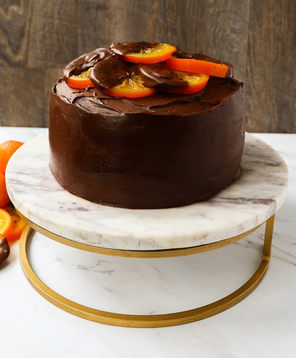 Moist, decadent chocolate orange cake with a creamy chocolate orange frosting