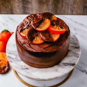 Moist, decadent chocolate orange cake with a creamy chocolate orange frosting