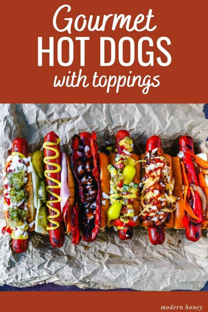Gourmet Hot Dogs Modern Honey