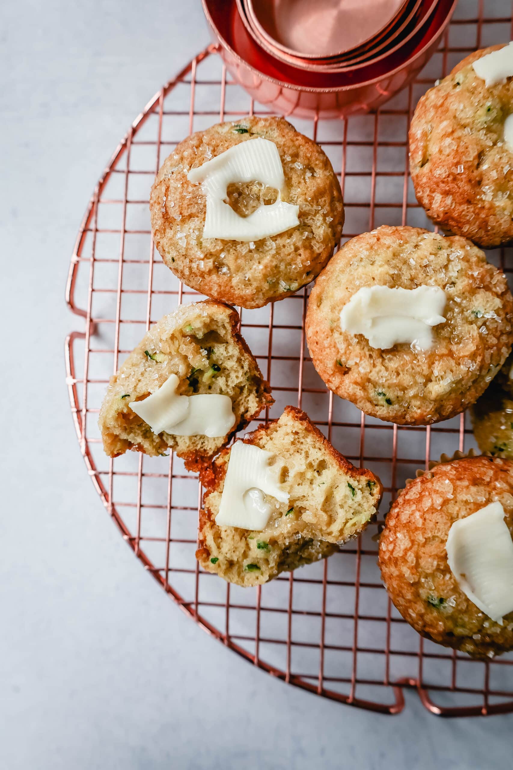 The Best Zucchini Muffins makes with fresh zucchini which makes the muffins extra moist! You won't even know there is zucchini in these muffins because they taste that good.