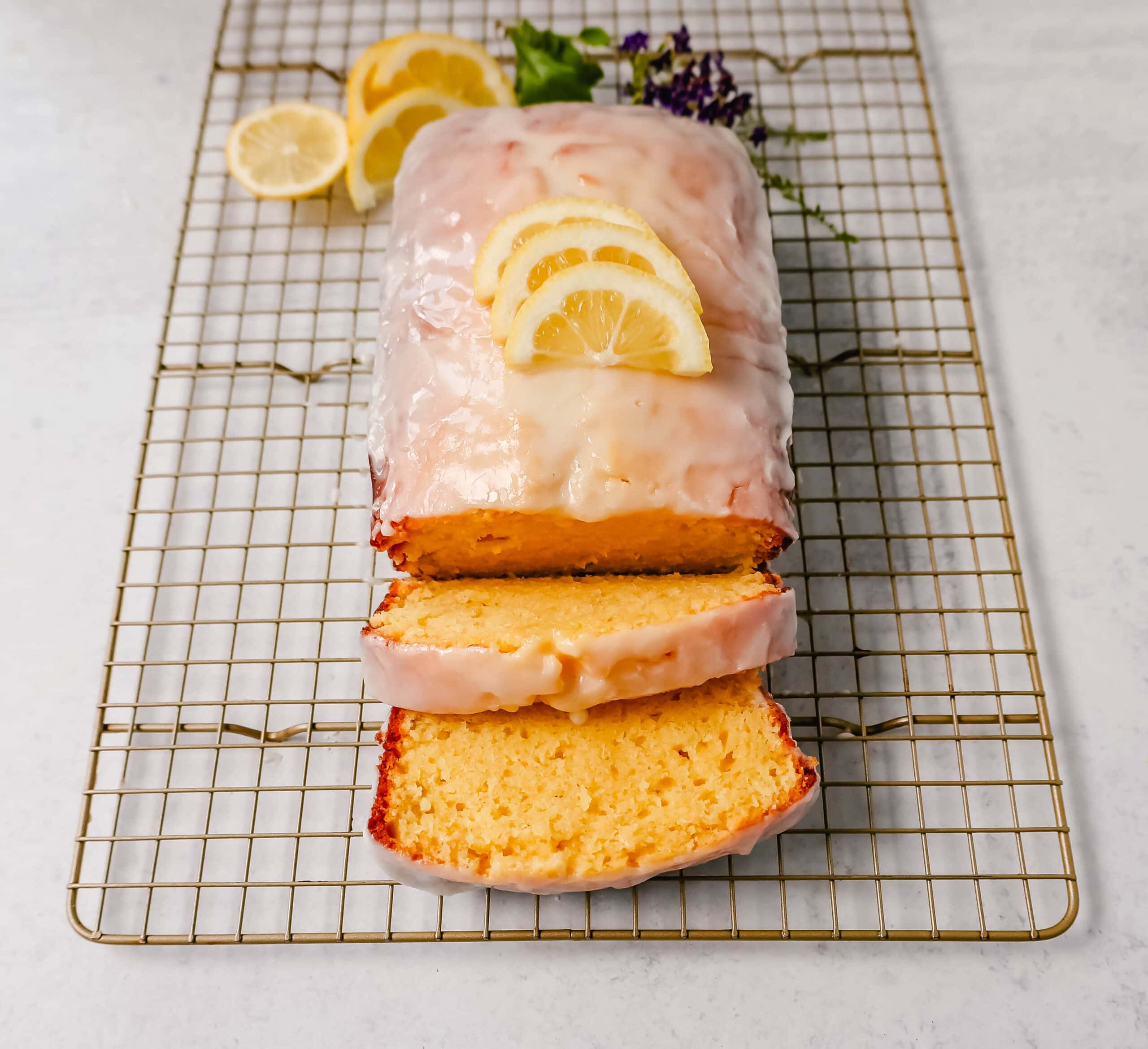 This moist Lemon Bread is even better than the Starbucks lemon loaf! This lemon loaf is made with fresh lemon juice, lemon zest, and lemon extract for an extra burst of lemon flavor. This is the best lemon bread recipe ever!