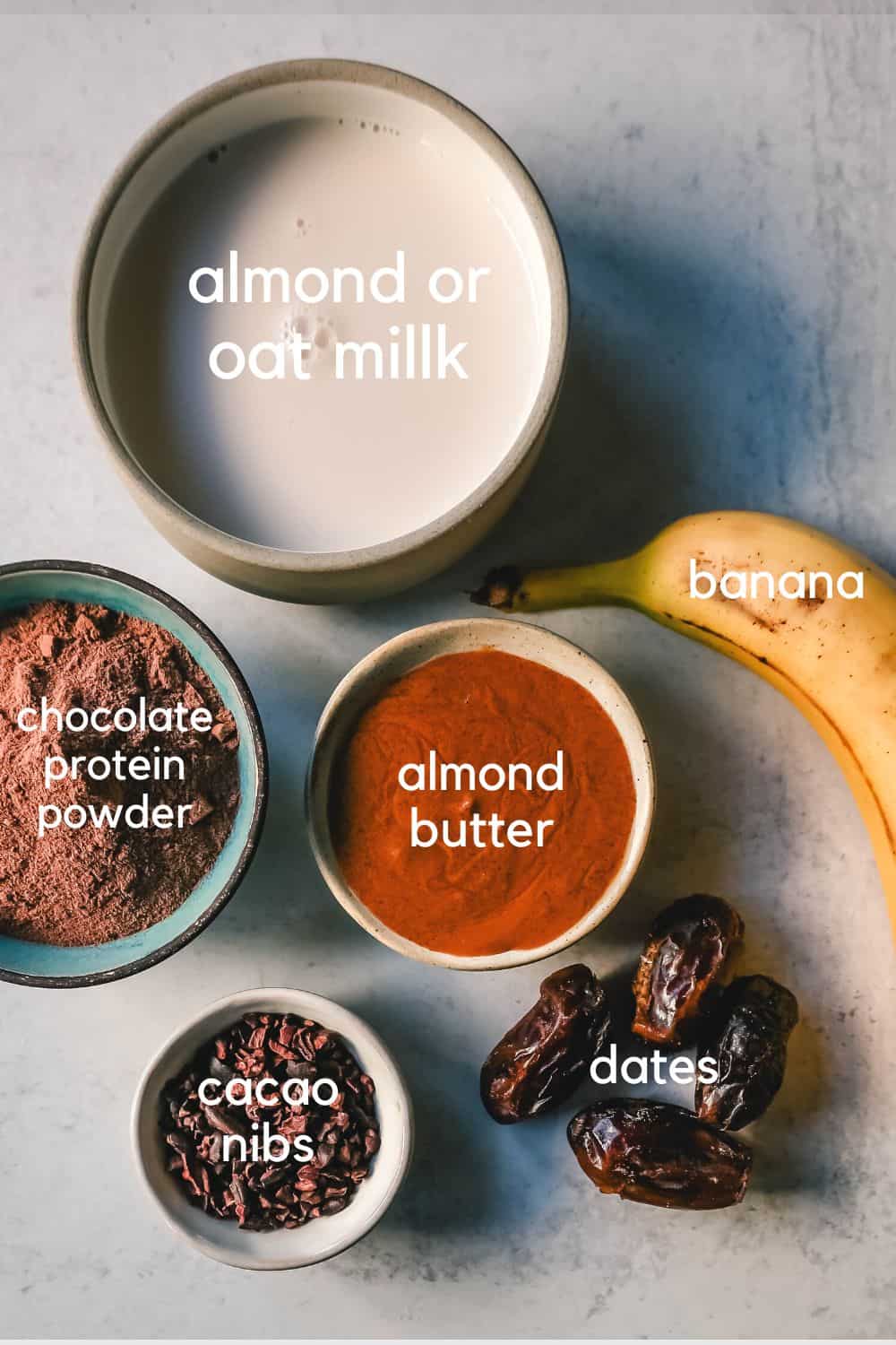 Chocolate Almond Butter Smoothie Protein Shake Modern Honey