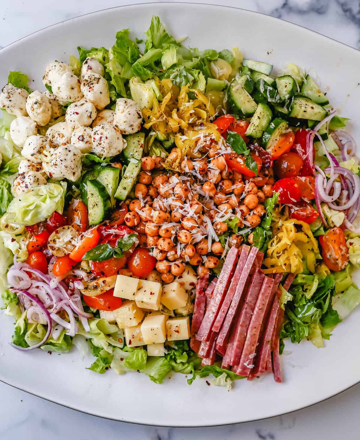 Italian Chopped Salad (CPK Copycat) - Chelsea's Messy Apron