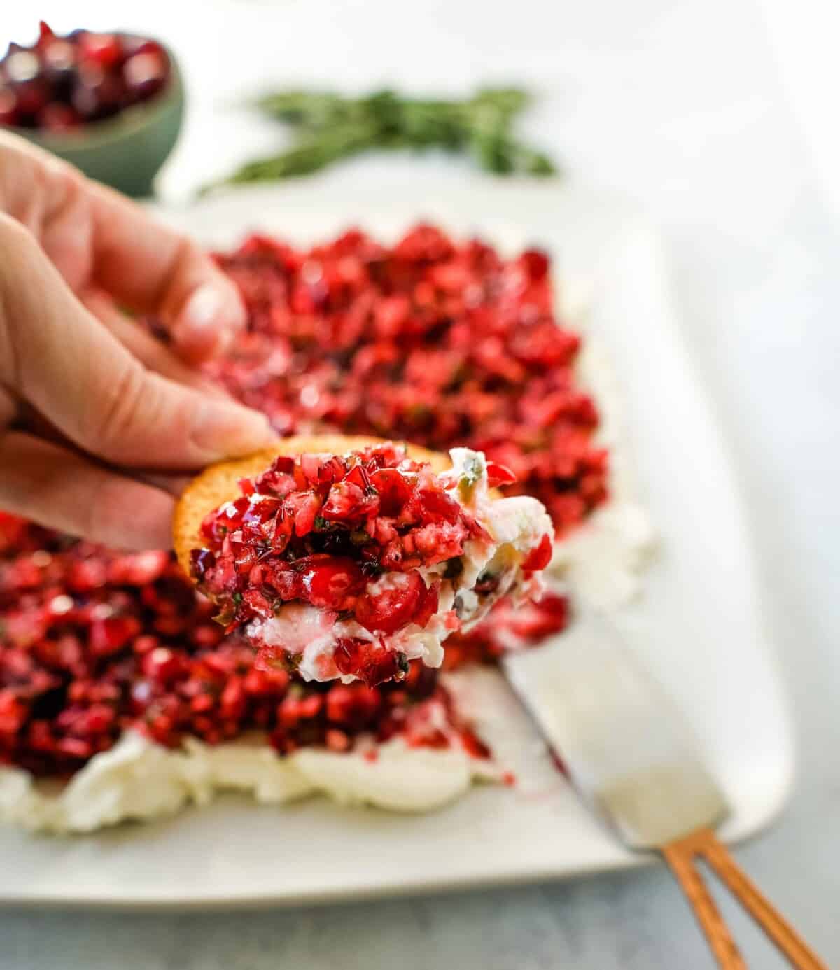 Cranberry Jalapeno Cream Cheese Dip Modern Honey
