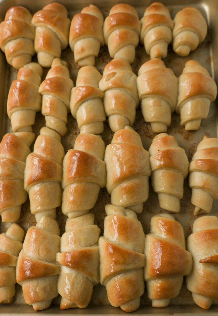 Homemade Crescent Rolls (No-Knead Recipe) - Lauren's Latest