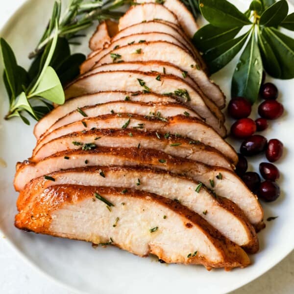 This Smoked Turkey Breast is juicy and flavorful with the perfect amount of crust. This cooks low and slow for the best smoked turkey!