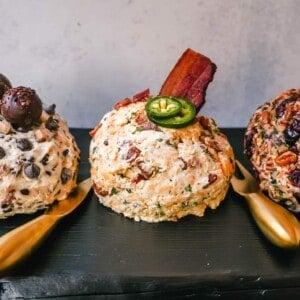 Here are your best cheese ball recipes -- Cheddar Bacon Cheese Ball, Cranberry Pecan Cheese Ball, and Sweet Chocolate Cream Cheese Ball. These party cheese ball recipes are the perfect appetizer for your next party.