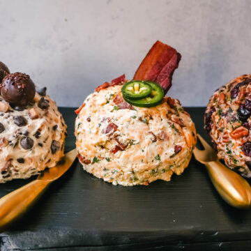 Here are your best cheese ball recipes -- Cheddar Bacon Cheese Ball, Cranberry Pecan Cheese Ball, and Sweet Chocolate Cream Cheese Ball. These party cheese ball recipes are the perfect appetizer for your next party.