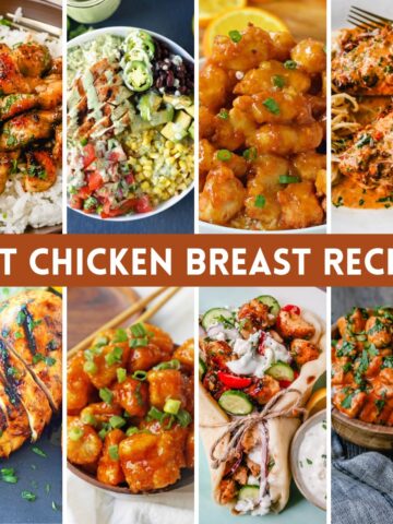 The Best Chicken Recipes. Recipes to make using chicken breast. 50 Chicken Breast Recipes.