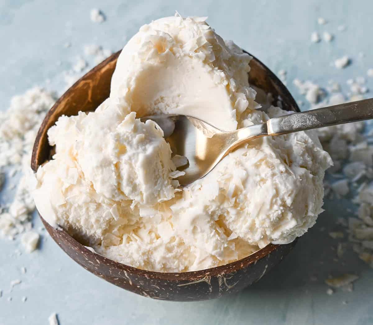 Coconut ice cream on sale no ice cream maker