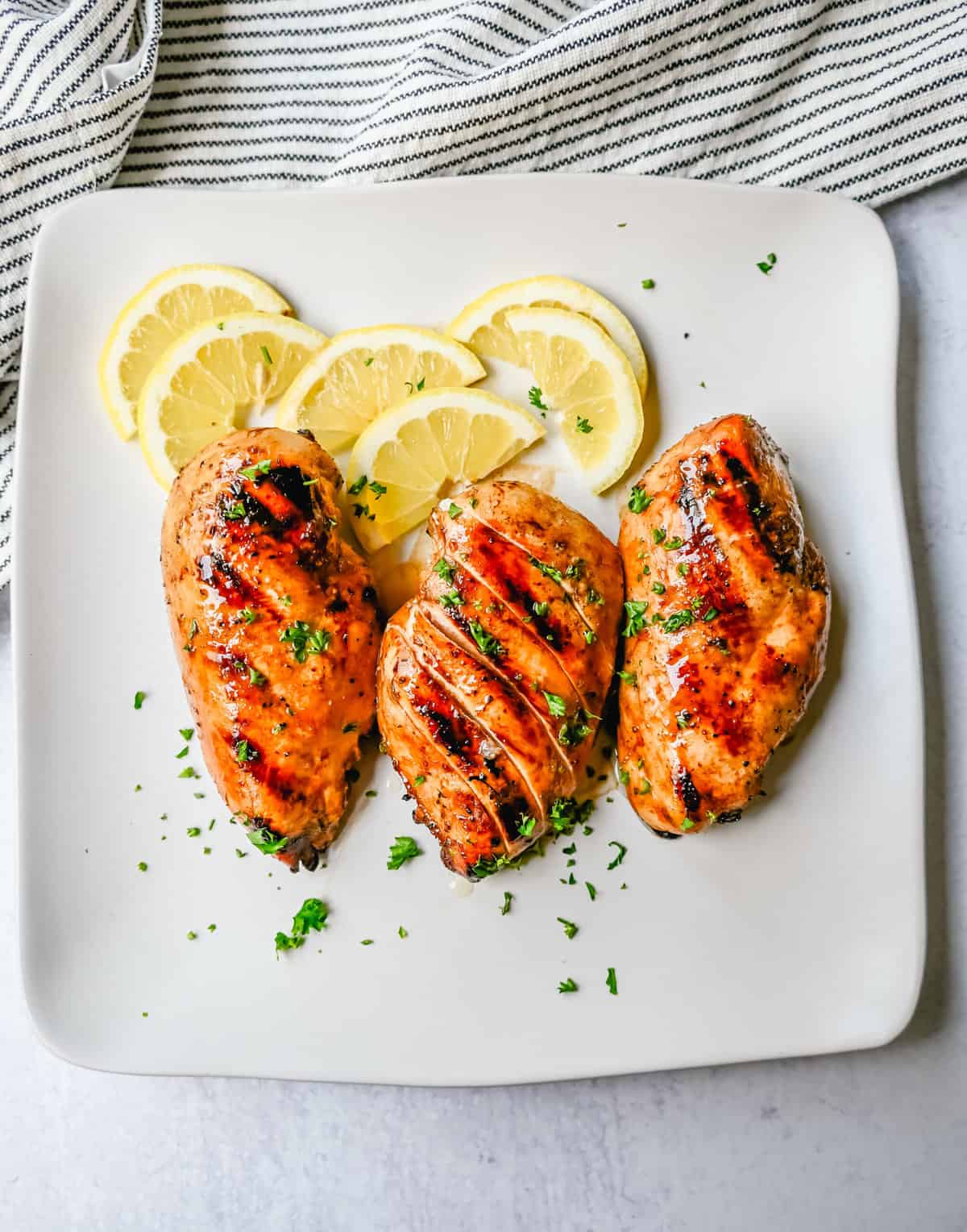 The Best Chicken Marinade Recipe makes chicken extra juicy and flavorful. This savory grilled chicken marinade makes the perfect mouthwatering grilled chicken! Everyone loves this 5-star-rated chicken marinade.