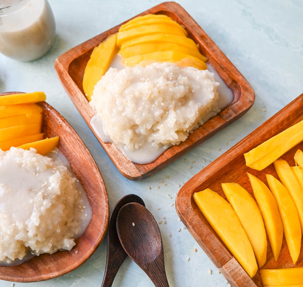 Quick, easy, and perfectly sweet homemade sticky rice with fresh mango. How to make this famous Thai mango sticky rice dessert with simple ingredients.