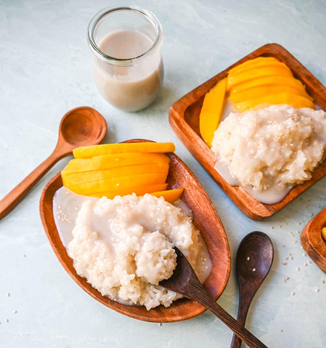 Quick, easy, and perfectly sweet homemade sticky rice with fresh mango. How to make this famous Thai mango sticky rice dessert with simple ingredients.