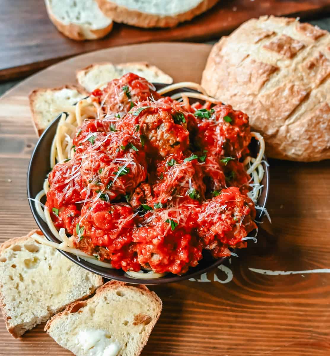 How to master the art of making easy homemade meatballs. This is the best homemade meatball recipe made with fresh ingredients! I will share all of my secrets to making the most perfect meatballs.