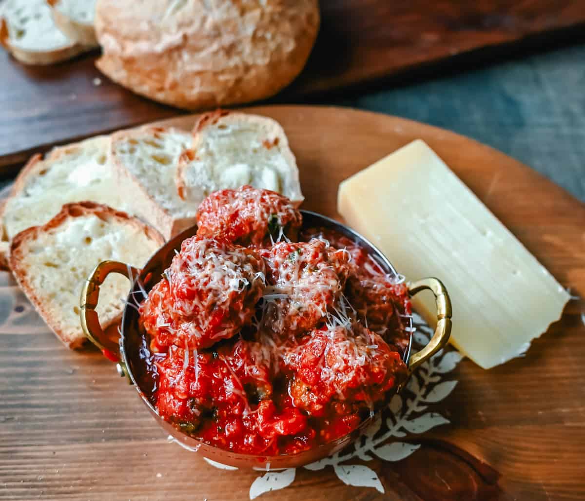 How to master the art of making easy homemade meatballs. This is the best homemade meatball recipe made with fresh ingredients! I will share all of my secrets to making the most perfect meatballs.