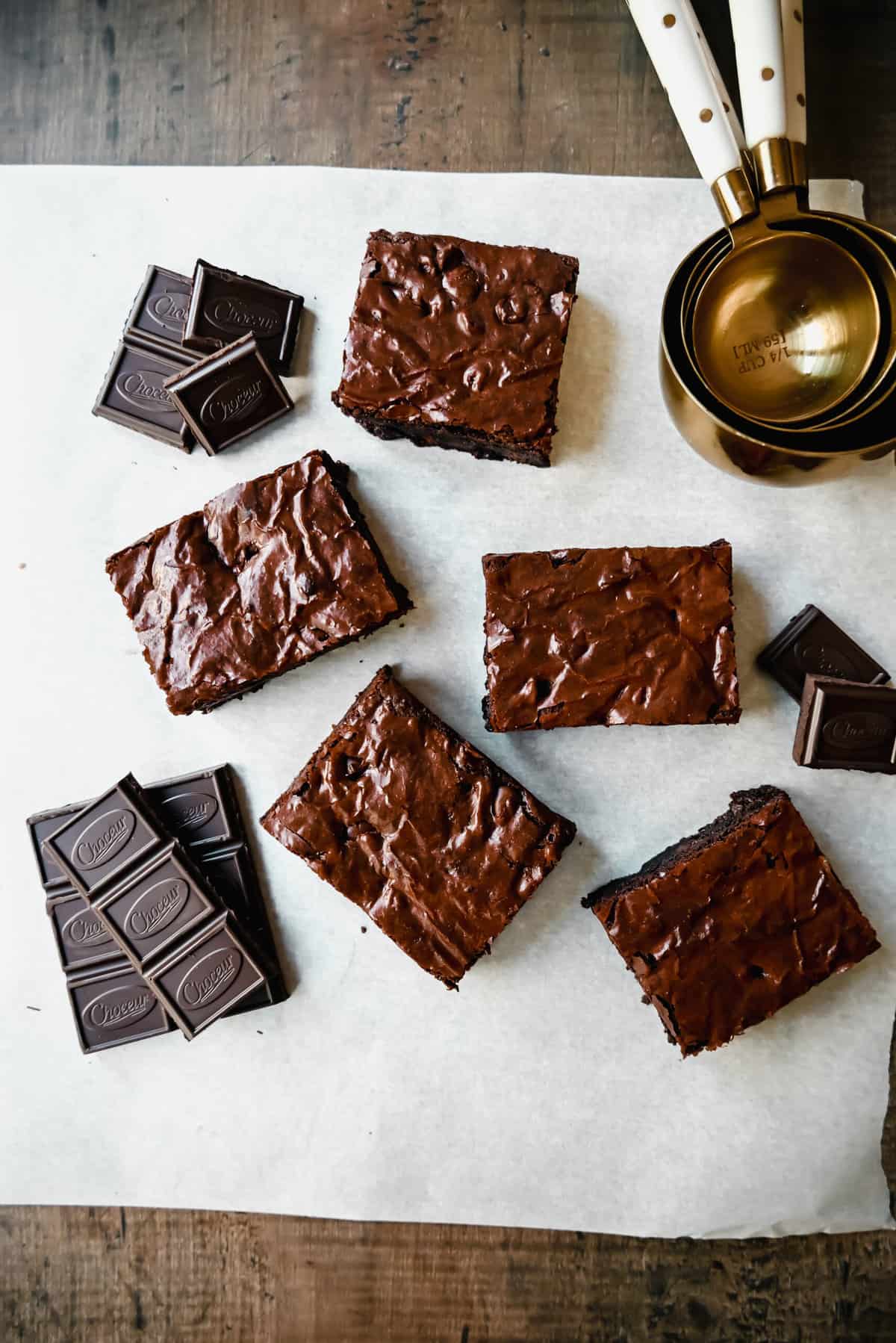 Brown Butter Brownies. The most fudgy, chewy chocolate brownies made with brown butter to make them even better! Everyone always asks for this easy homemade brownie recipe.