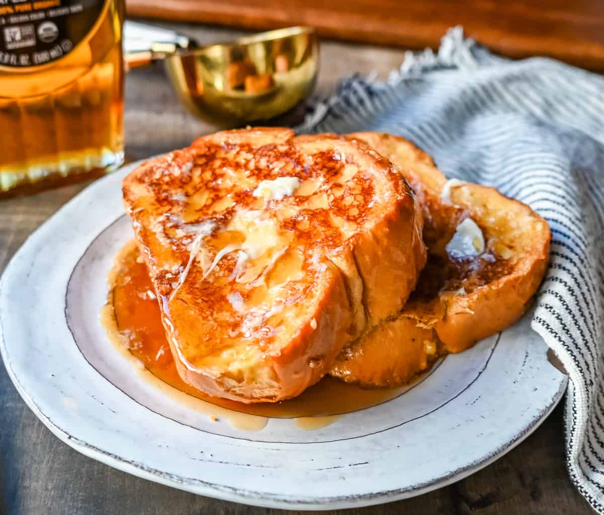 Best French Toast Recipe. There is an art to making the best French toast and I will share tips and tricks for achieving the perfect balance of buttery, crisp edges and custardy centers. These tips will elevate your French toast at home.