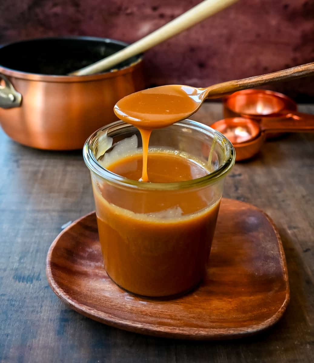 Easy Homemade Caramel Sauce. How to make rich, creamy homemade caramel sauce with only four ingredients and a foolproof method. This is the easiest, most delicious caramel sauce recipe!