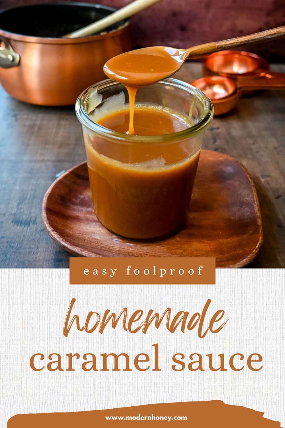 Easy Homemade Caramel Sauce. How to make rich, creamy homemade caramel sauce with only four ingredients and a foolproof method. This is the easiest, most delicious caramel sauce recipe!