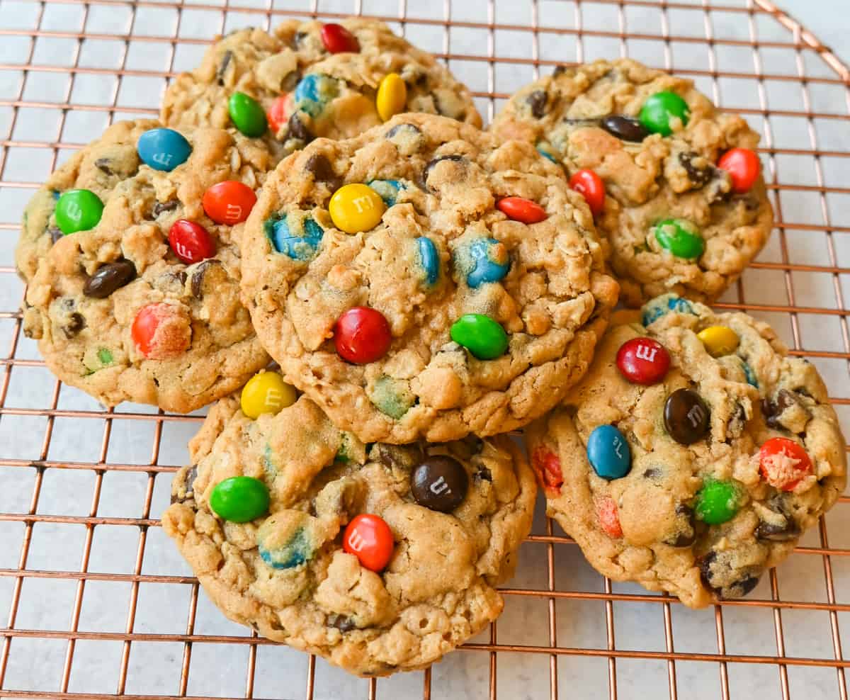 Best Monster Cookies. The Best Peanut Butter Monster Cookies are made with creamy peanut butter, hearty oats, chocolate chips, and M&M's. These soft and chewy Monster cookies are loved by everyone...especially peanut butter enthusiasts!