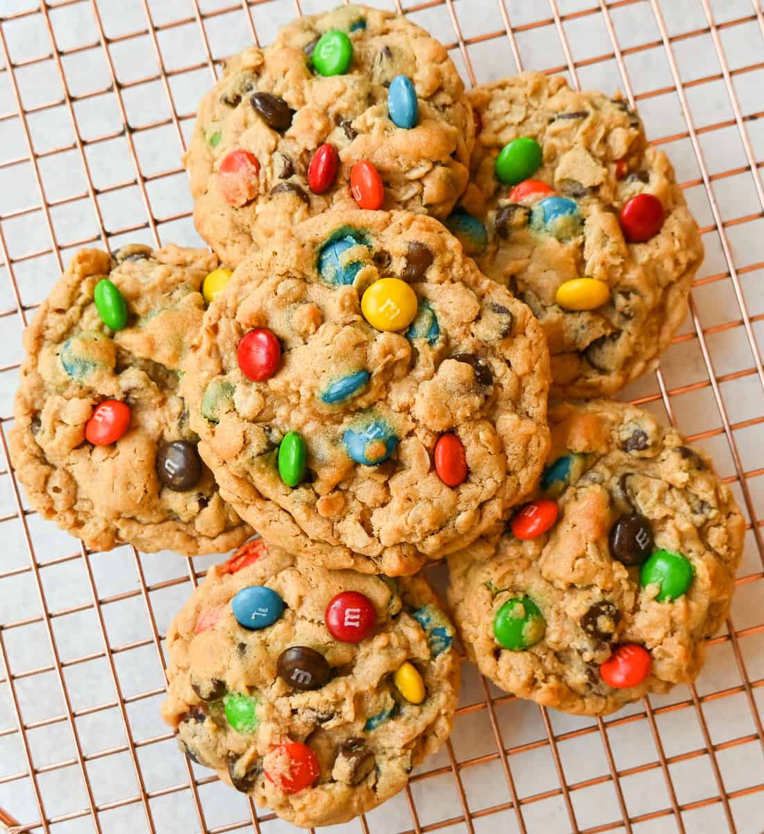 Best Monster Cookies. The Best Peanut Butter Monster Cookies are made with creamy peanut butter, hearty oats, chocolate chips, and M&M's. These soft and chewy Monster cookies are loved by everyone...especially peanut butter enthusiasts!