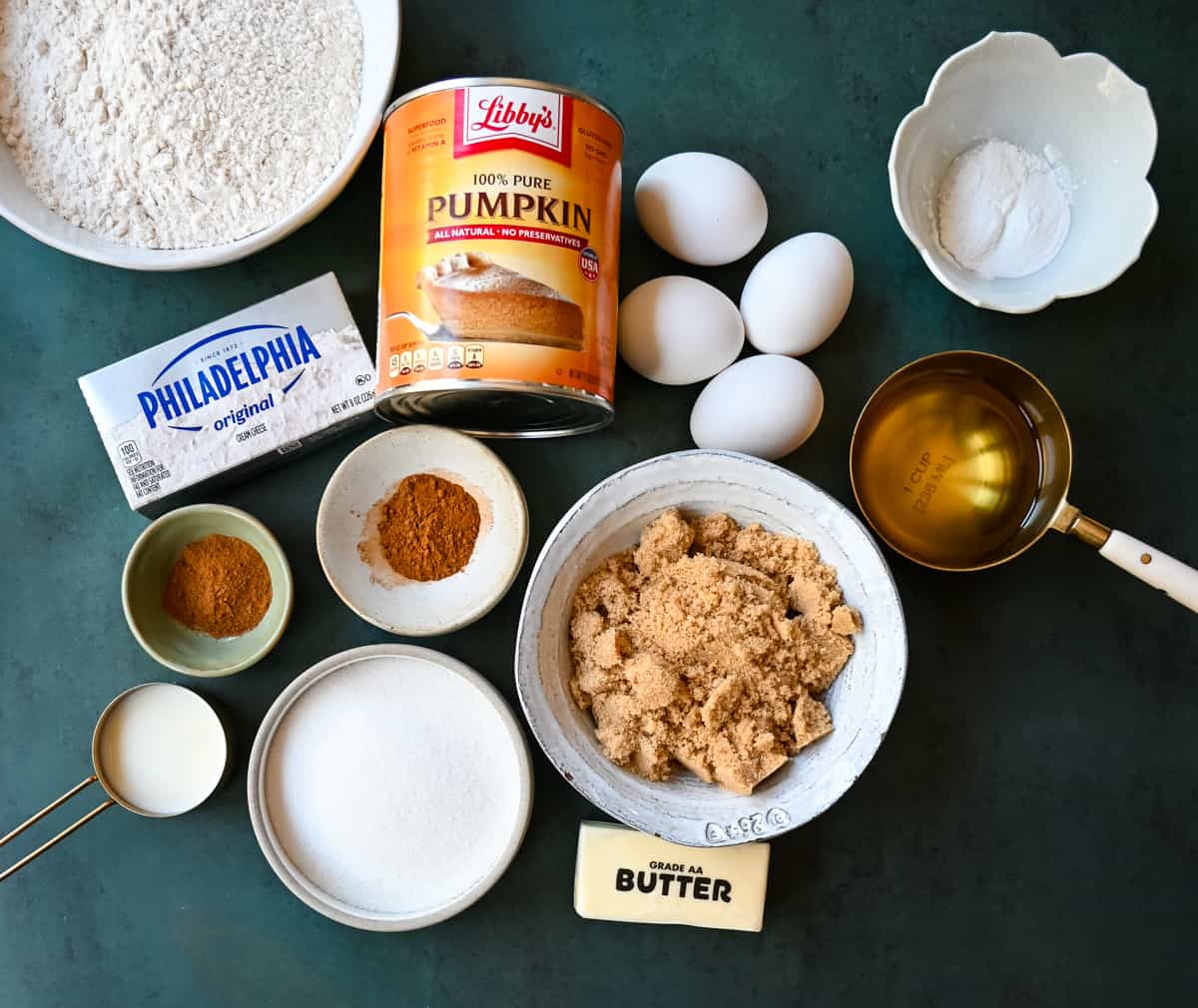 Pumpkin Bread Ingredients. What ingredients are in pumpkin bread.