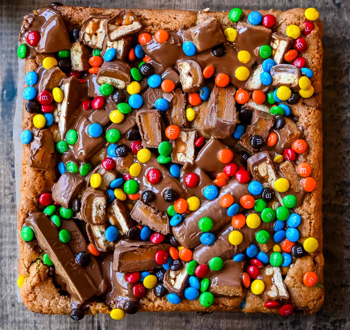 Candy Bar Cookie Bars – Modern Honey