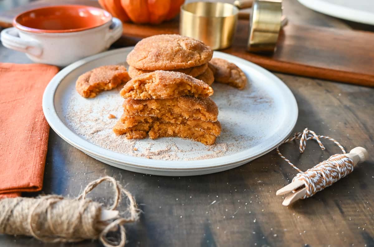 Best Pumpkin Snickerdoodles. These are the best soft and chewy pumpkin snickerdoodles. You will love this soft brown butter pumpkin cinnamon sugar cookie and will become your new favorite Fall pumpkin cookie recipe.