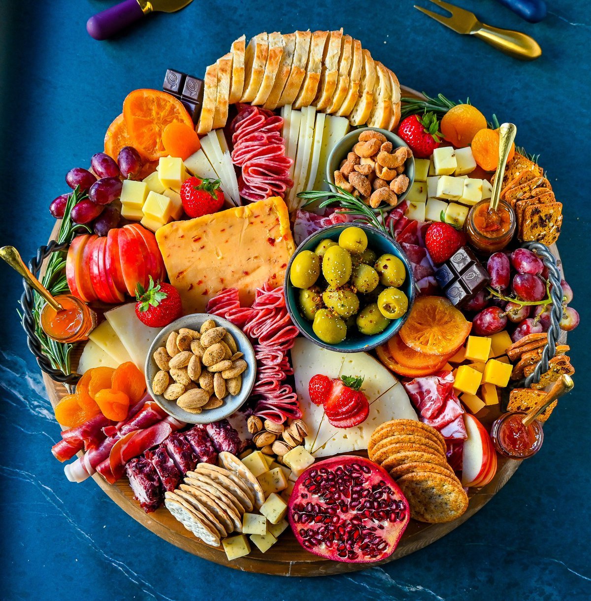 Charcuterie Board For Two - Homemade In The Kitchen