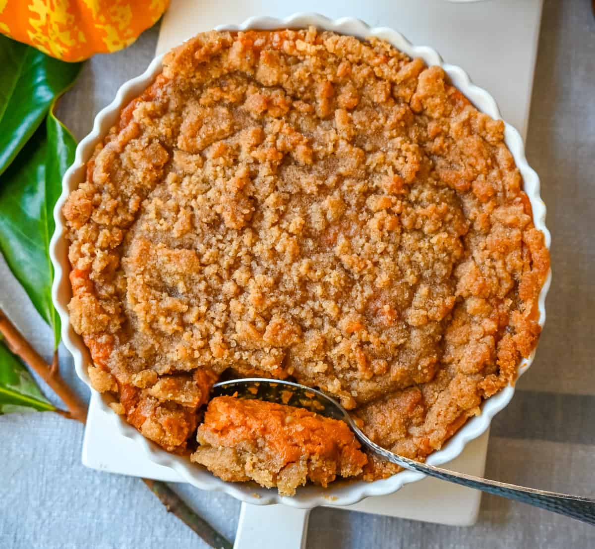 Best Sweet Potato Casserole. This creamy sweet potato casserole with a brown sugar topping is one of the most popular Thanksgiving side dish recipes. Everyone loves it! It is so easy and can be made ahead of time. It is the perfect holiday side dish recipe.