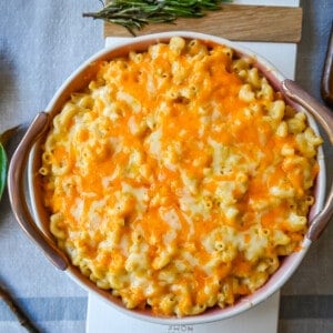 Homemade Mac and Cheese. How to make the richest, creamiest, cheesiest mac and cheese that everyone will love. This homemade macaroni and cheese is the perfect comfort food recipe.