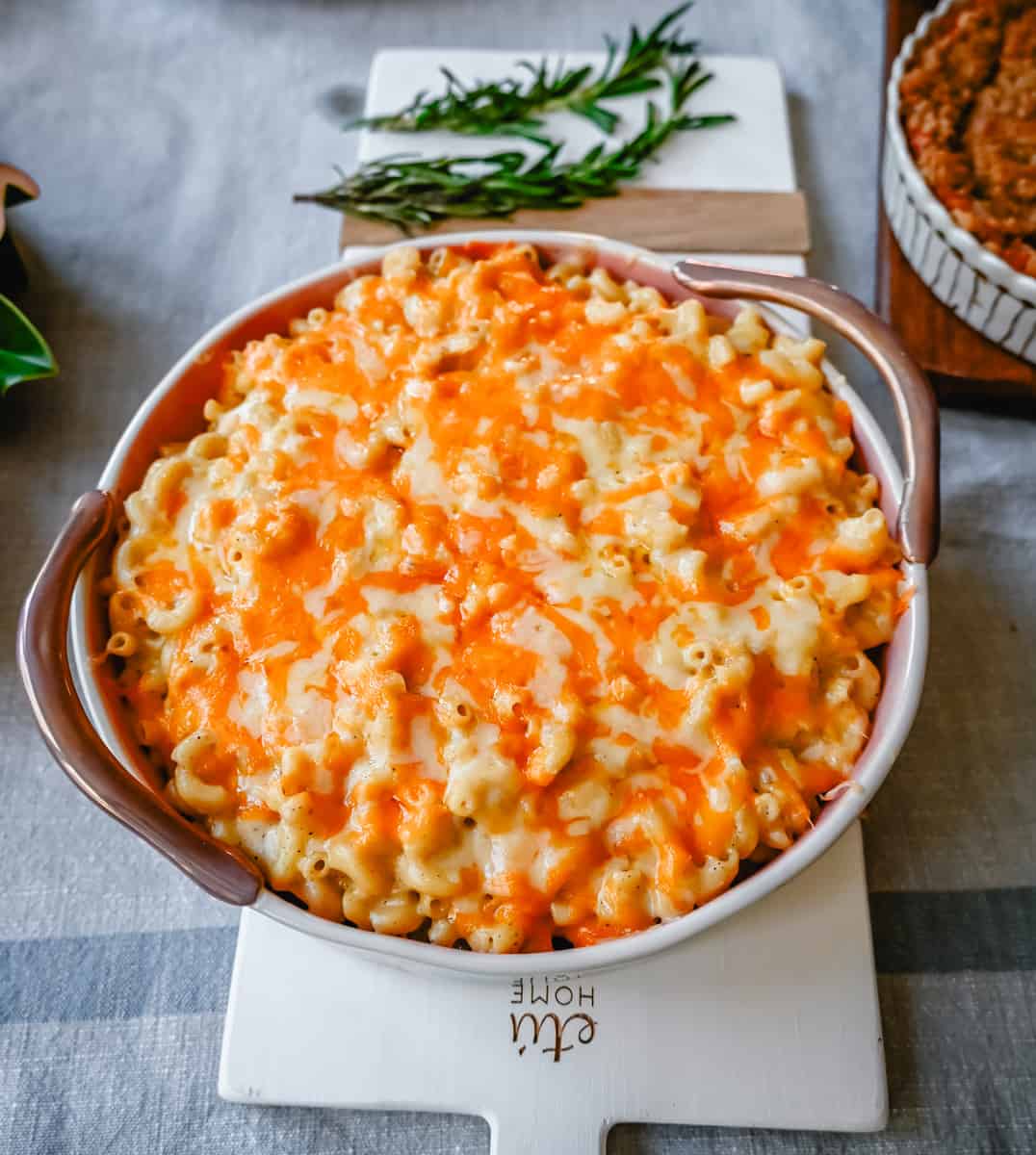 Homemade Mac and Cheese. How to make the richest, creamiest, cheesiest mac and cheese that everyone will love. This homemade macaroni and cheese is the perfect comfort food recipe.