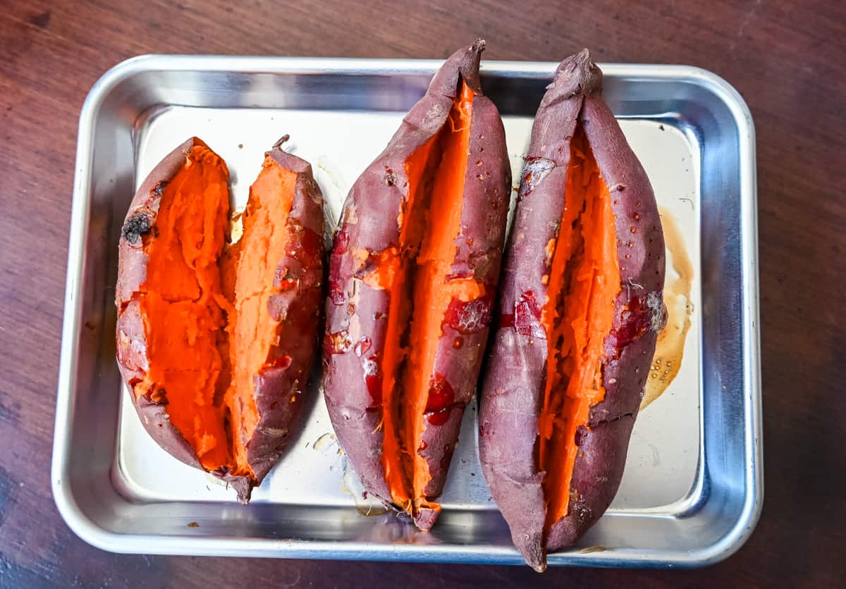 How to roast sweet potatoes