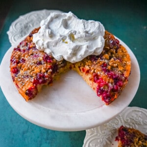Nantucket Cranberry Pie. This popular dessert is a moist almond cake paired with tart cranberries and nuts that is a staple at holiday gatherings. The cranberry cobbler is always a hit and pairs so well with fresh whipped cream or vanilla bean ice cream.