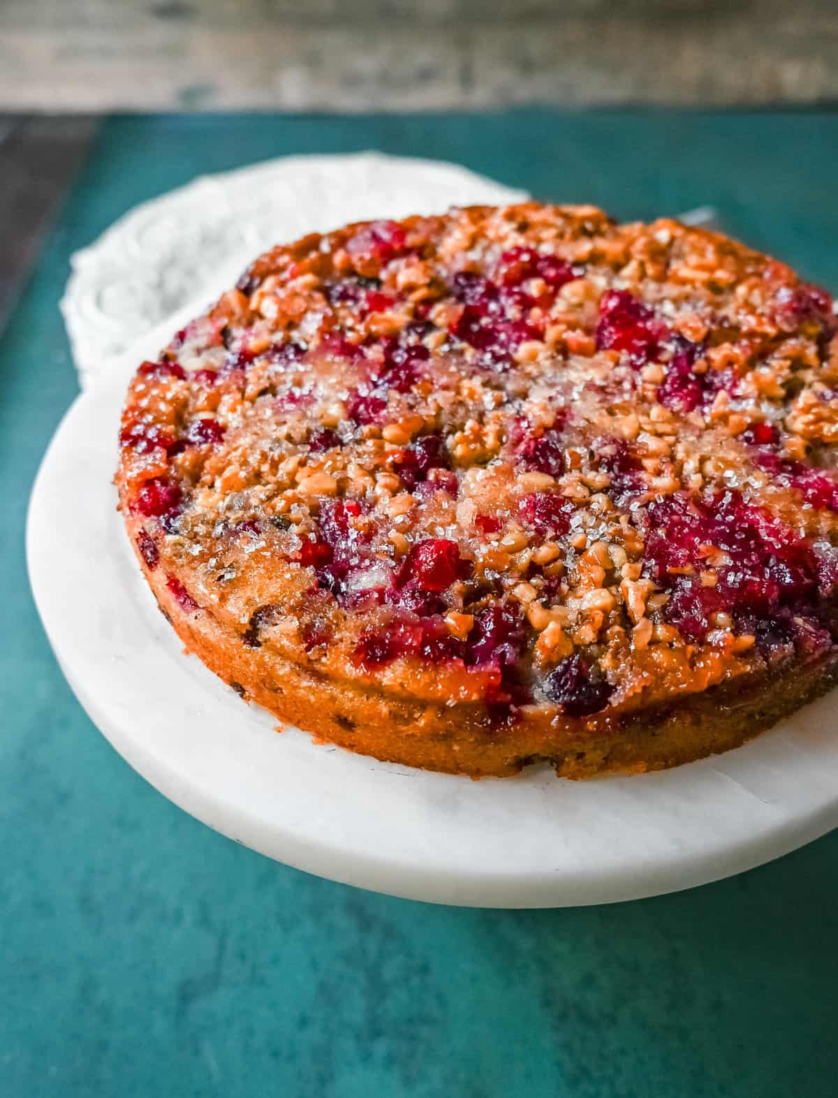 Nantucket Cranberry Pie. This popular dessert is a moist almond cake paired with tart cranberries and nuts that is a staple at holiday gatherings. The cranberry cobbler is always a hit and pairs so well with fresh whipped cream or vanilla bean ice cream.