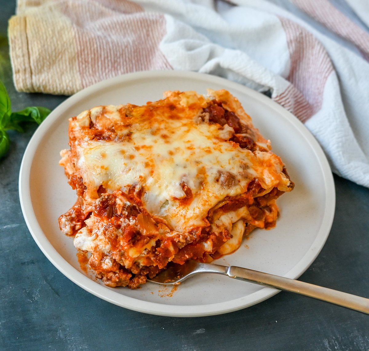 The Best Lasagna Recipe. This Italian Bolognese Lasagna is made with a creamy bechamel sauce with layers of meat sauce and cheese. This homemade lasagna is the best lasagna recipe!