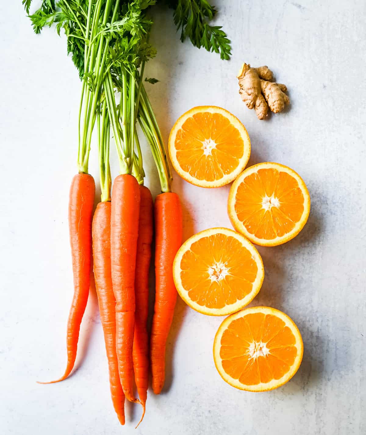 Carrot Orange Ginger Juice Ingredients