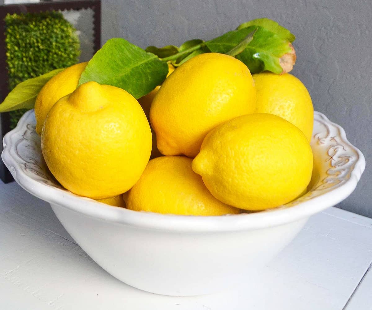 Fresh Lemons. Freshly picked lemons.