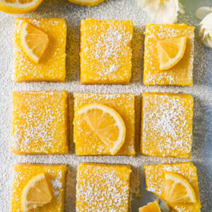 Lemon Bars. These classic lemon bars are made with tangy and sweet lemon curd and a buttery shortbread crust. If you love lemon desserts, you will love this lemon bar recipe. How to make the perfect lemon bar!