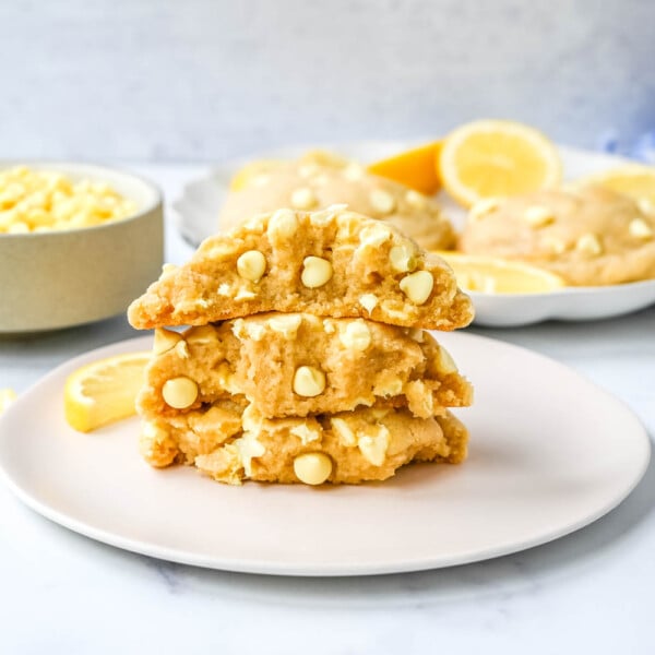 Levain Bakery Lemon Cookies. These soft, thick, chewy, bakery-style Levain Bakery Lemon Cookies are made with three types of lemon flavoring plus lemon chips. You will love these bakery style lemon cookies!