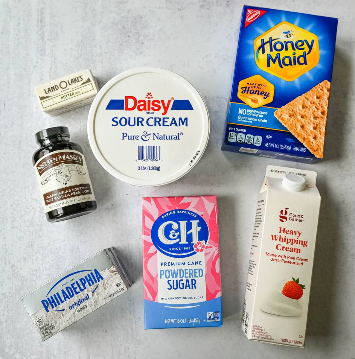 No Bake Cheesecake Ingredients. What ingredients do you need to make no bake cheesecake recipe.