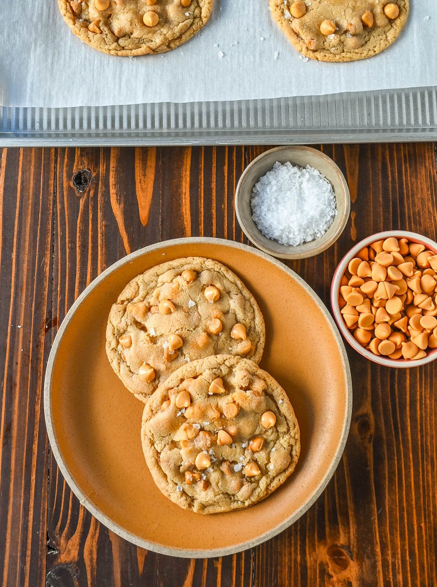 Butterscotch Chip Cookies. These soft butterscotch cookies with crispy edges and perfectly chewy on the inside filled with rich, buttery butterscotch chips. This salty and sweet cookie will definitely be a favorite!
