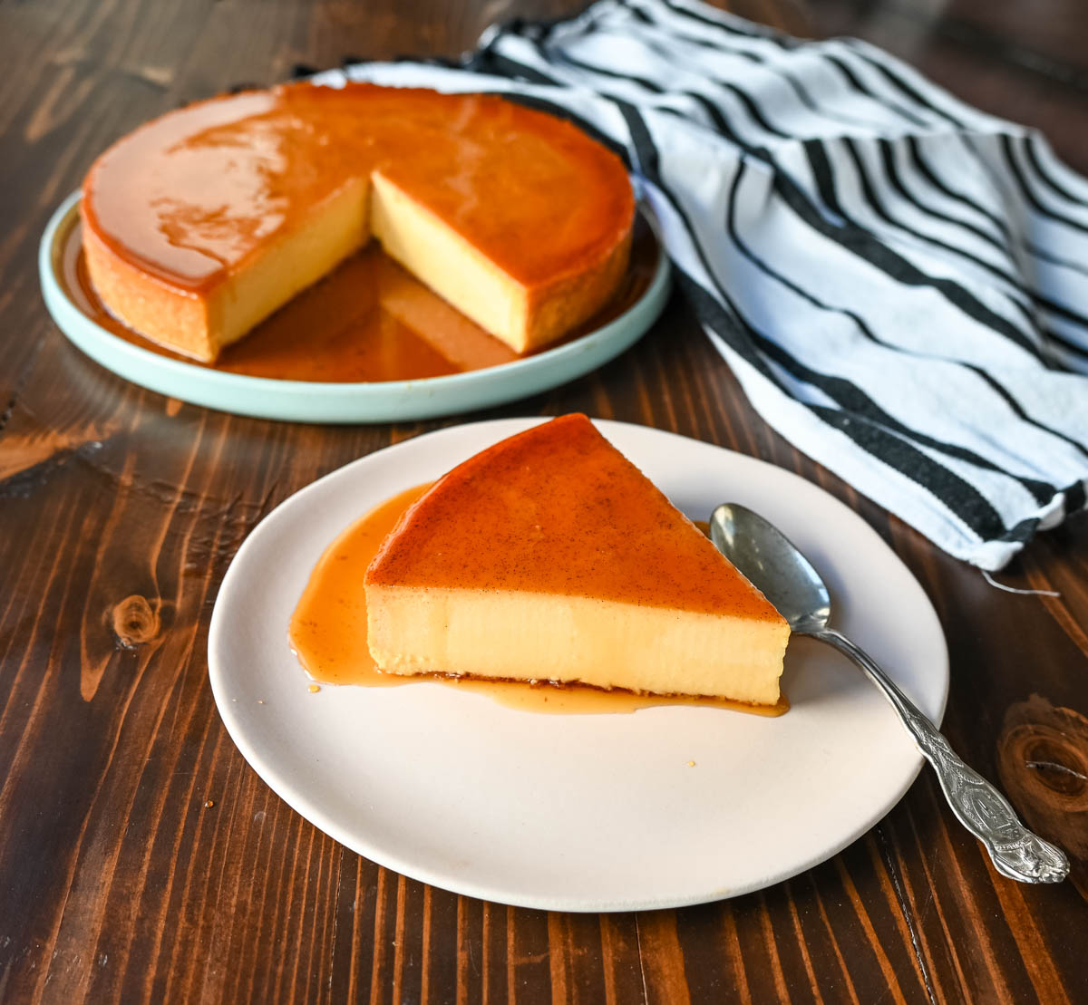 Caramel Flan Recipe. This is hands down the best Flan recipe ever! This flan recipe has the smoothest, creamiest custard and topped with caramelized sugar. This is my neighbor's famous recipe that she has been making for over 60 years!