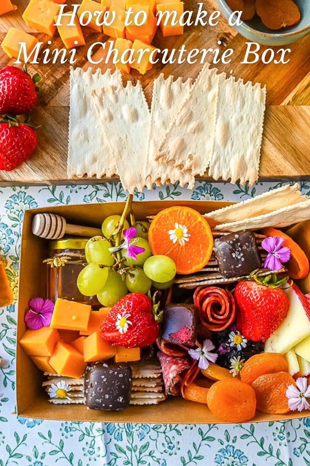 Charcuterie boards have become the epitome of gourmet snacking. But what if you are craving a charcuterie board but you want it on a smaller scale? Enter the mini charcuterie box – a perfect personal-sized grazing box that packs all the flavor in a small package.