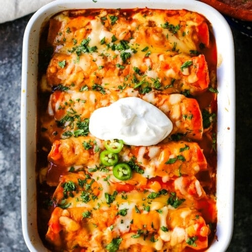 Easy Chicken Enchiladas – Modern Honey
