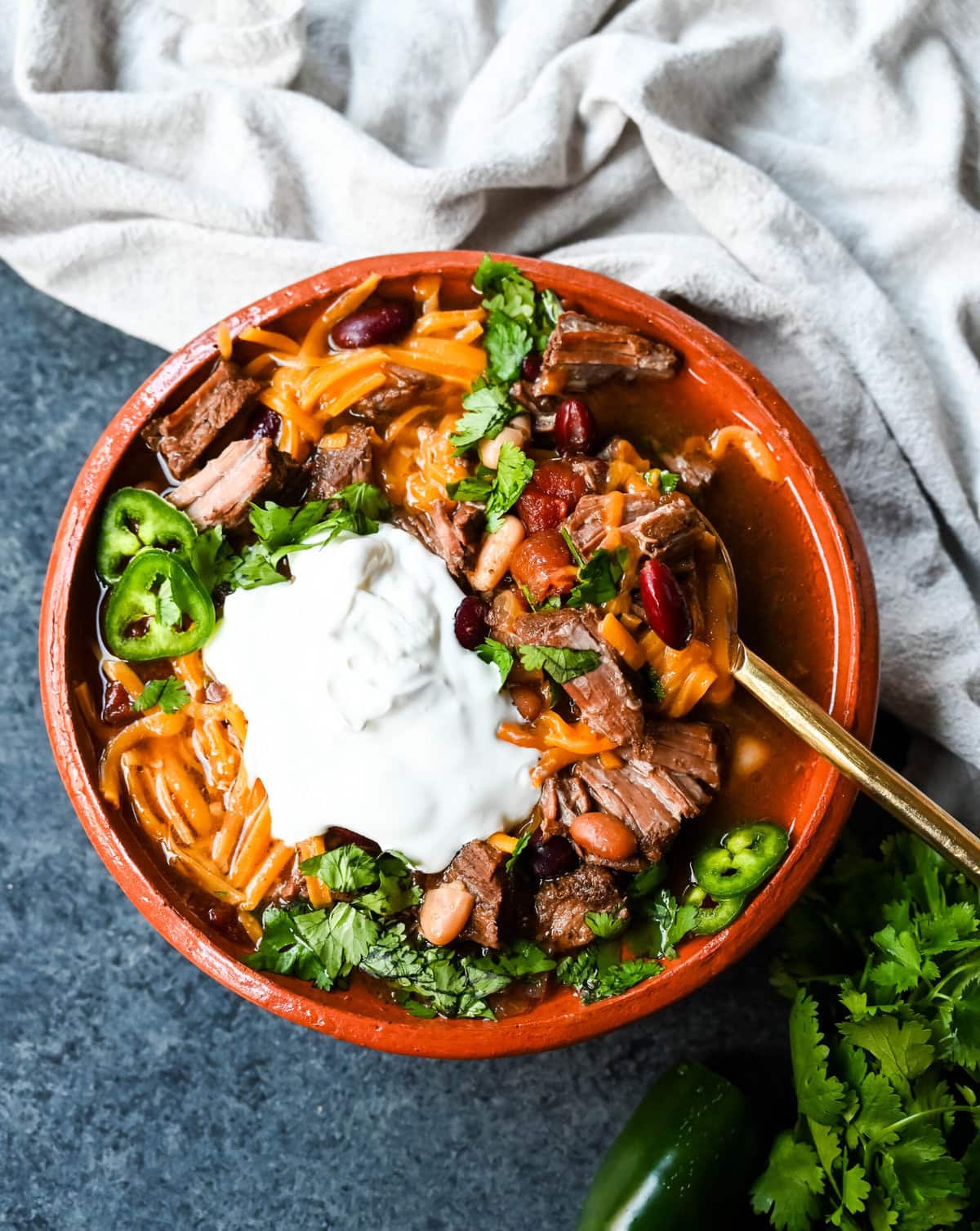 MJ's Award Winning Beef Chili. Making a mean chili is serious business. There are chili contests to be won! This is the time of year where chili contests abound and everyone wants to claim the coveted prize. If you want a prize-winning beef chili made with a slow cooked beef roast, I have a winning beef chili recipe for you! 