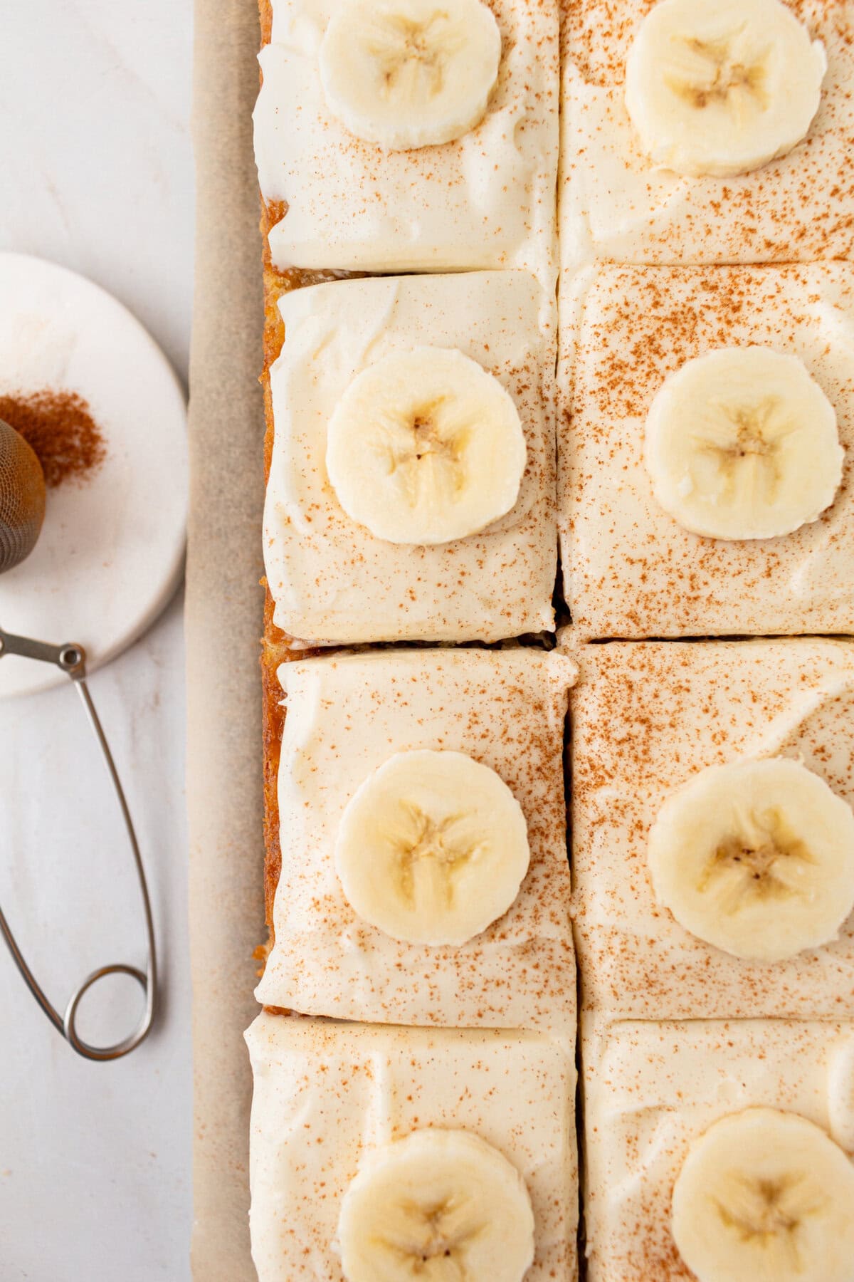 Jeff's BEST Banana Cake Recipe is a moist and tender banana cake with a creamy, sweet, and buttery cream cheese frosting. Some say it is the best banana cake in the world! This moist banana cake with cream cheese frosting is baked in a 9×13 pan and is always a hit!